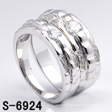 Neue Modeschmuck Weiß Silber Ring (S-6924. JPG)